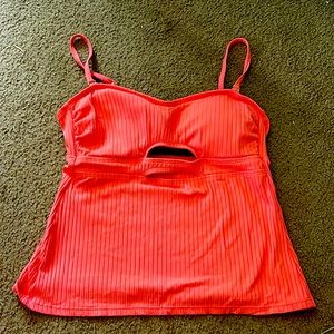 Time True swim top, Medium (8-10), and hot pink